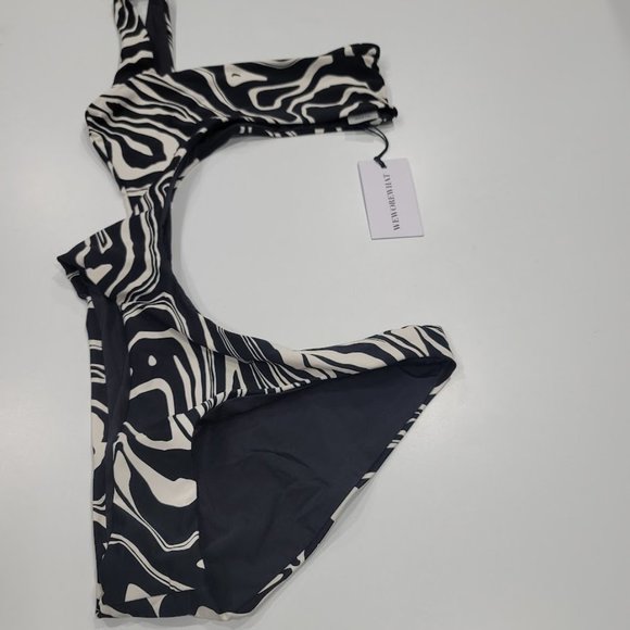 WeWoreWhat One-Shoulder Cutout One-Piece Sz X-Small - Picture 3 of 8